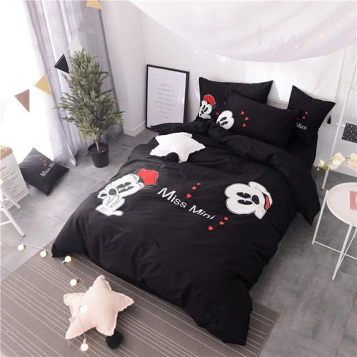 Mickey Minnie printed Duvet bedding Set