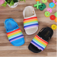 rainbow sandals Non-slip Girl Beach Shoes