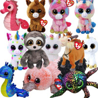 Big Eyes Unicorn Ghost Plush Toy Doll