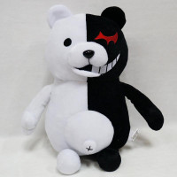 Black White Bear Dolls Plush Toys