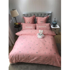 Cute rabbit Duvet Cover bedding set