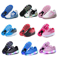 Girls&Boys LED Light roller Skate Shoes Sneakers