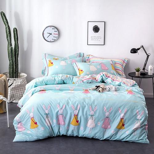 Fish Unicorn Printing duvet cover bedding set