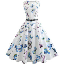 Summer Girls floral print Vestidos Costumes dress