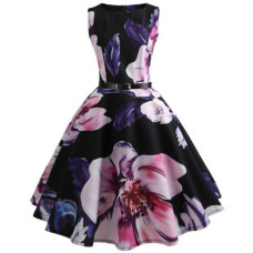 Summer Girls floral print Vestidos Costumes dress