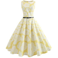 Summer Girls floral print Vestidos Costumes dress