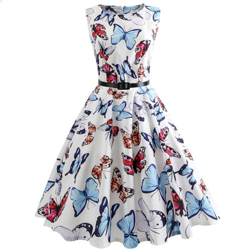 Summer Girls floral print Vestidos Costumes dress