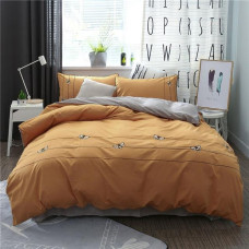 Elk cartoon duvet cover bedding set