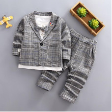 boys jacket shirt pants  party set