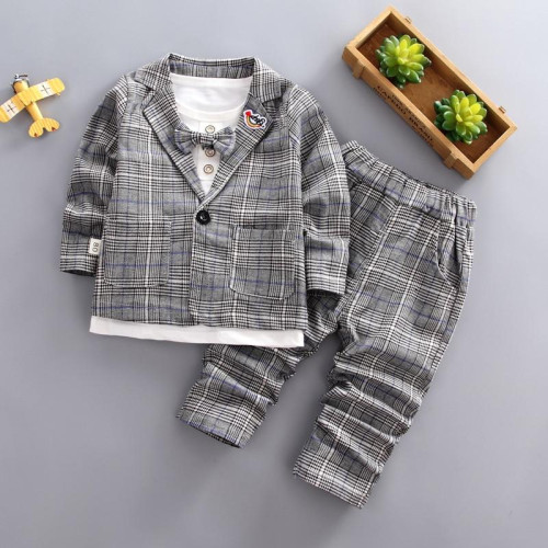 boys jacket shirt pants  party set