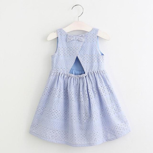 girls  sleeveless summer lace dress