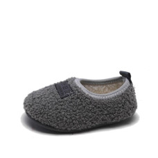 boy girls Thicken keep warm fur cotton shoes