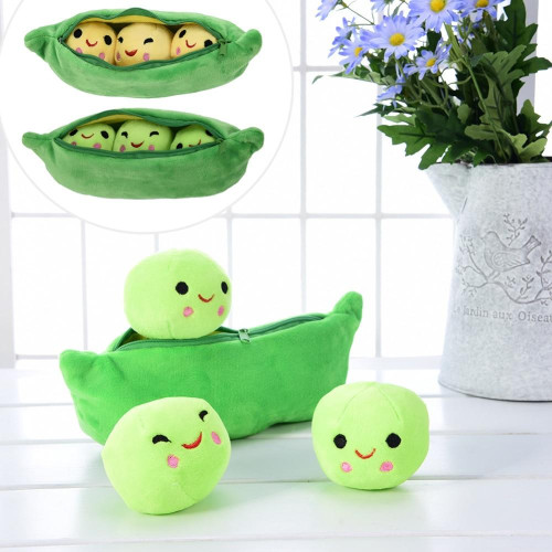 Cute Plush Toy Pea Stuffed Plant Doll