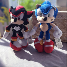 Black Blue Shadow Sonic Plush Soft Stuffed Toy