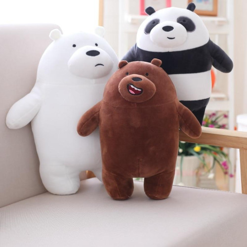 We Bare Bears Plush Toy Cartoon Bear Stuffed Panda Doll