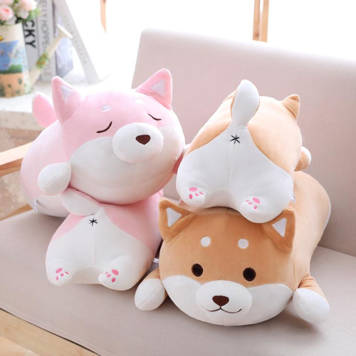 Cute Fat Dog Plush Toy Stuffed Soft Animal toys