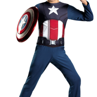 Captain America Avengers Boys cosplay halloween Costume