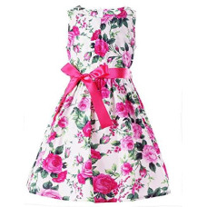 Summer Floral Cotton Girls casual Dress