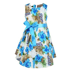 Summer Floral Cotton Girls casual Dress