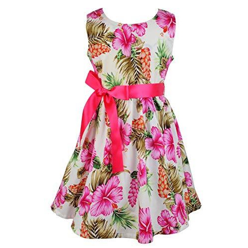 Summer Floral Cotton Girls casual Dress