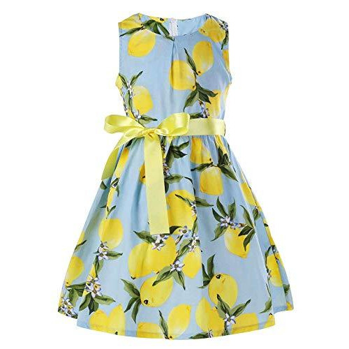 Summer Floral Cotton Girls casual Dress