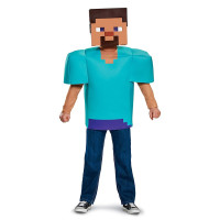 Steve Classic boys Minecraft halloween Costume