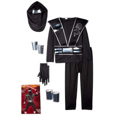 Boys' Silver Mirror Ninja halloween Costume