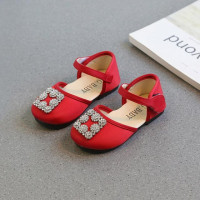 fashion faux crystal silk girls sandals shoes