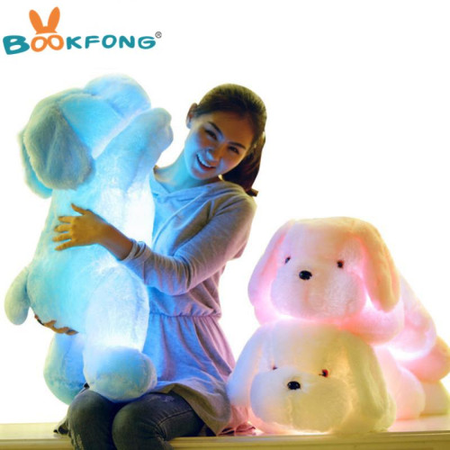 Night Light LED Lovely Dog Stuffed and Plush Toys