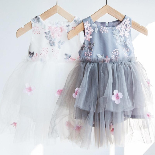 Girls Casual Flower Costume  Little Princess Dresses