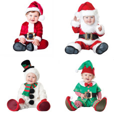 boys&girls Snowman Elk Elf Santa Claus Clothes set