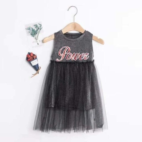 Summer Girls Sequin Sleeveless Dress