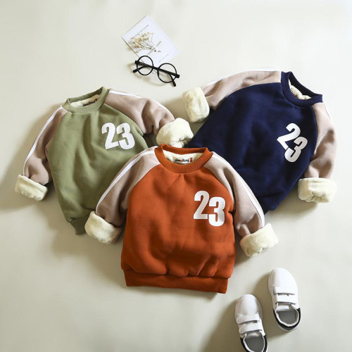 boys girls sweatshirt cotton outwear