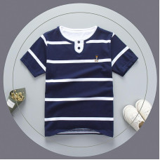 Summer boys short sleeve stripe t shirts