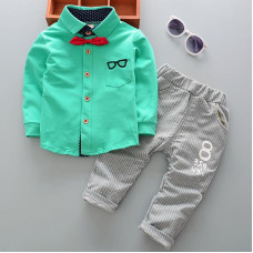 boys BibiCola Spring Autumn  T-shirt+ pants sets