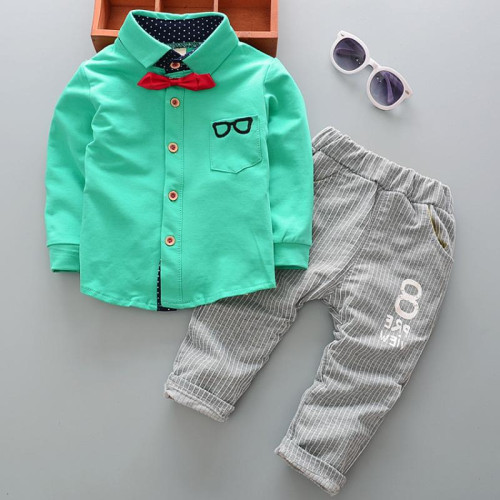 boys BibiCola Spring Autumn  T-shirt+ pants sets