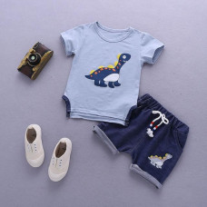 boys summer t shirt+shorts sets