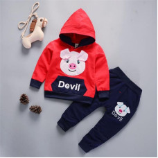 boys hoodie jacket+pants sets