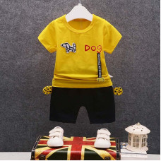 summer boys t shirts shorts cotton sets