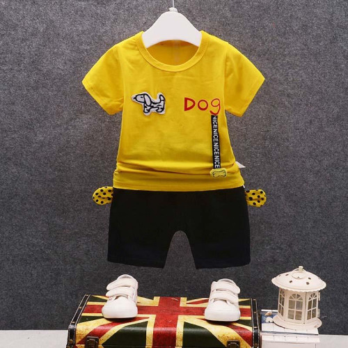 summer boys t shirts shorts cotton sets