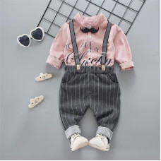 boys tops tshirt+bib pants party sets