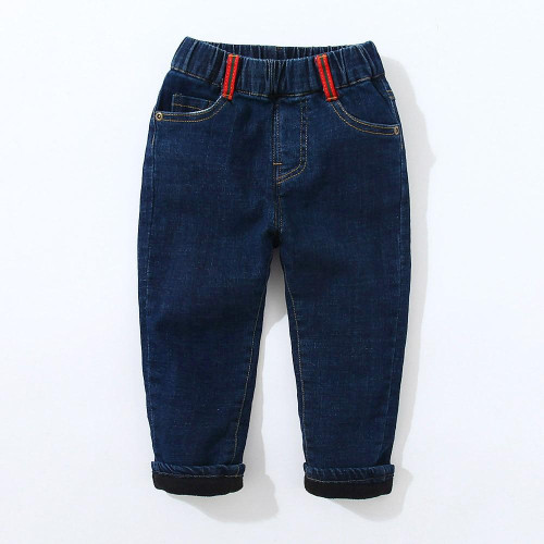 boys winter velvet jean pants