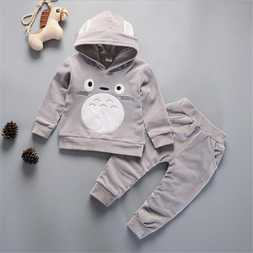 boys long sleeve hoodies tops+pants set