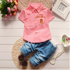 boys girls summer shirt+pants set