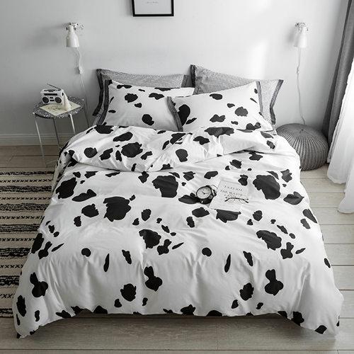 Black white cows duvet Bedding Sets