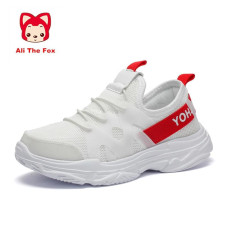 Boys Girls Breathable Mesh Flat Casual Shoes Sneakers