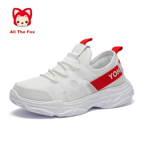 Boys Girls Breathable Mesh Flat Casual Shoes Sneakers