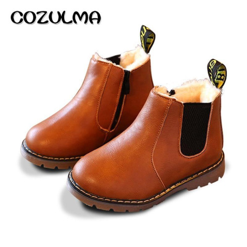 Boys Girls Martin Handmade Leather Boots