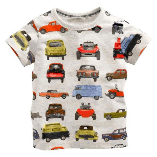 Boys Cartoon Summer  T shirt