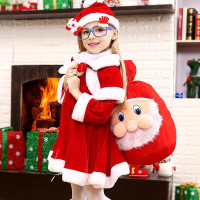 Christmas Dress Girl Santa Claus Costume sets